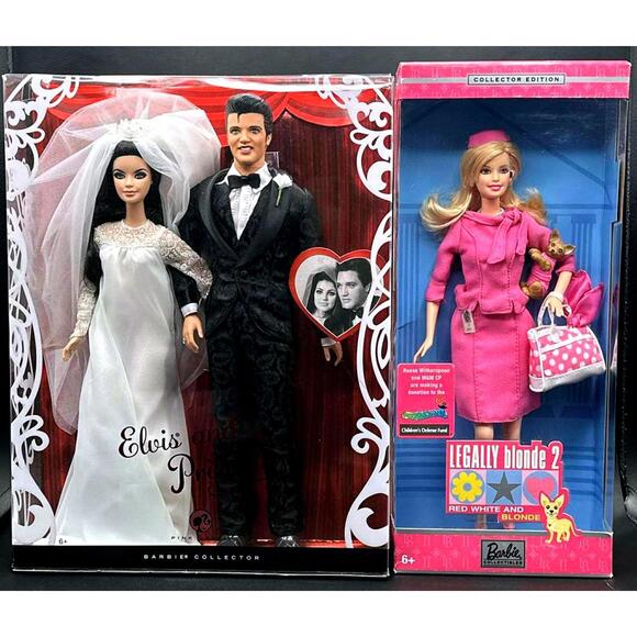 Barbie Collector 💖 Elvis Priscilla Wedding Elle Woods Legally